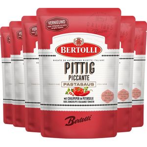 Bertolli Pittig Piccante pastasaus zak NL x6