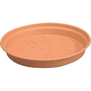 elho - 2 stuks Green basics schotel 34cm mild terra