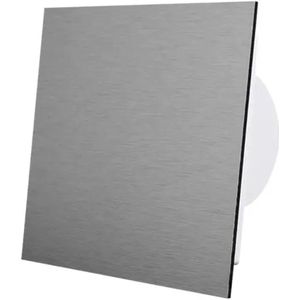 Badkamer ventilator Ø100mm - Muurventilator - Badkamerventilator - CE ventilator - Zeer stil (26dB) - Aluminium front