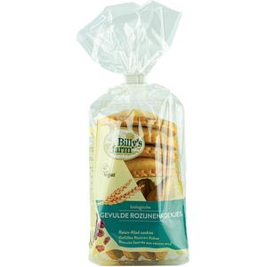 Billy's Farm Rozijnenkoekjes gevuld bio (200g)