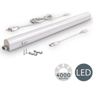 B.K.Licht - LED Keukenverlichting - kastverlichting - onderbouwverlichting - l:57.3cm - 4.000K - 700Lm - 8W LED