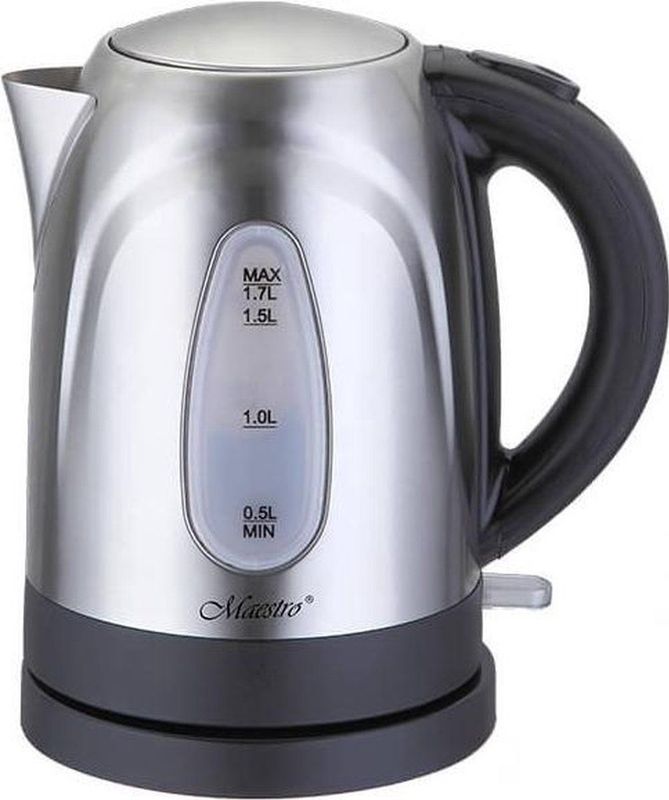 Maestro MR-052-blauw Elektrische waterkoker van glas, blauw 1,7 L