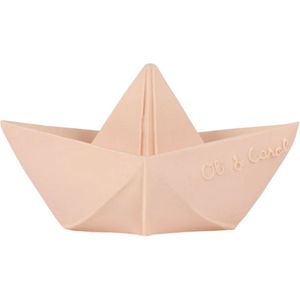 Oli & Carol Bijtspeeltje Origami Roze | 100% natuurlijk rubber