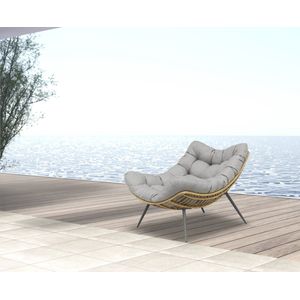 Sens-Line - Elise Relax Stoel - Bruin - Wicker