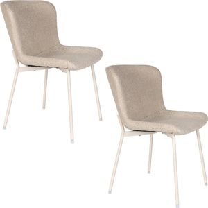 Housecraft Living Marion Eetkamerstoelen Off -White - Set van 2