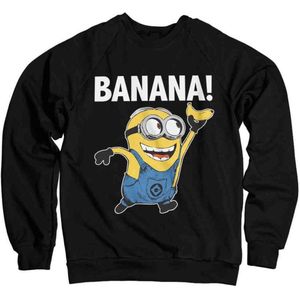 Minions Sweater/trui -XL- Banana! Zwart