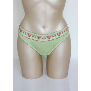 Freya - Daisy - string - groen met speelse band - maat XS / 34