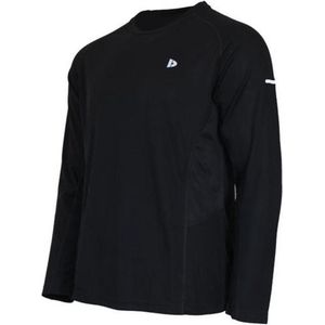 Donnay T-shirt lange mouw Multi sport - Sportshirt - Heren - maat L - Black (020)