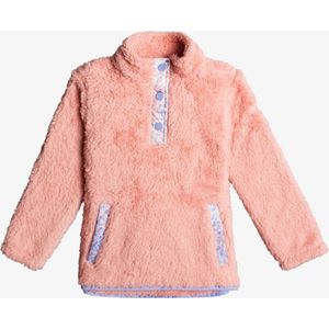 Roxy - Fleece trui voor meisjes - Mini alabama - Rooskleurig - maat 104-110cm