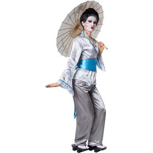 dressforfun - Betoverende Geisha Aiko M - verkleedkleding kostuum halloween verkleden feestkleding carnavalskleding carnaval feestkledij partykleding - 302686