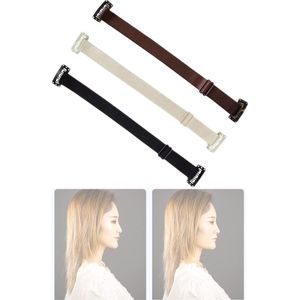 Foxy Eyes Lift Face Lift Tapes Met Clips Instant Face Lift Tape Voor Kin Nek Ogen - Herbruikbare Face Lift Tape - Zwart Beige Bruin - Enkele Band Facelift tape