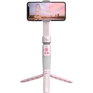 Gimbal Smartphone Stabilisator – Geschikt voor IOS & Android – Opvouwbaar – Face Tracking – Ultra Licht - Roze