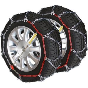 ProPlus Sneeuwkettingen - KN50 - 12 mm stalen schakels - KN50 - TÜV, GS, Önorm Keurmerk - Inclusief reparatieschakels, koffer en handschoenen - Set van 2