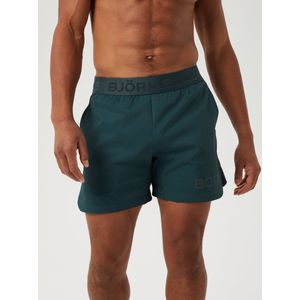 Björn Borg Short Trainingshort - Groen - Maat M - Kort model - Recycled Polyester