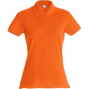 Clique Basic Polo Women 028231 - Diep Oranje - XL