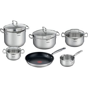 Tefal Duetto Pannenset - 6-delig - Met deksels - Inductie