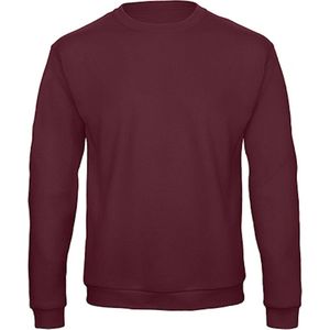 Sweater 'ID.202' met ronde hals B&C Collectie maat L Burgundy