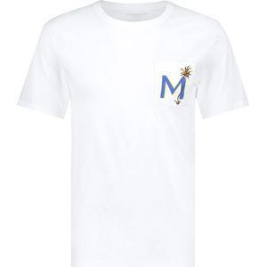 McGregor - T-Shirt Pocket Logo Wit - Heren - Maat S - Regular-fit