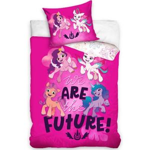 My Little Pony Dekbedovertrek We Are The Future- 140 X 200 Cm + 70 X 90 Cm katoen