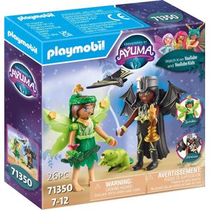 PLAYMOBIL Adventures Of Ayuma Forest Fairy & Bat Fairy met Totemdieren - 71350