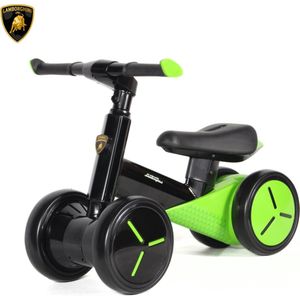 Lamborghini Loopfiets Mini - met Anti-slip Wielen - 1- tot 3 jaar - Groen