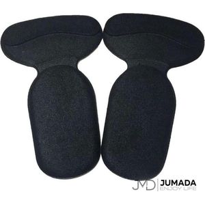 Jumada's Hielbeschermers - Inlegzolen - Voor Hoge Hakken Of Schoenen - Zwart - One size - Een Paar