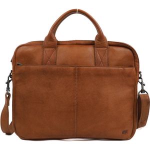 Bear Design Delphi Leren Laptoptas - 14 inch - Cognac