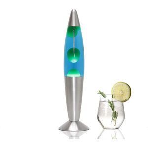 Lavalamp - Sfeerlamp - LED lamp - Nachtlamp - Blauw