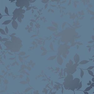 Laura Ashley vliesbehang Westbourne Midnight Blue - blauw
