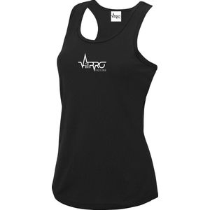 FitProWear Sporthemd Sporttop Dames - Zwart - Maat XS