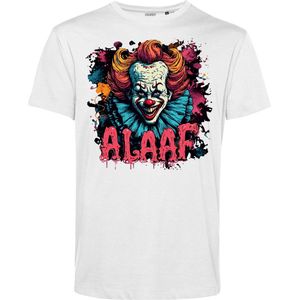 T-shirt Horror Alaaf | Carnavalskleding heren dames | Halloween Kostuum | Foute Party | Wit | maat 5XL