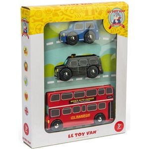 Le Toy Van Speelset Auto's London klein - Hout