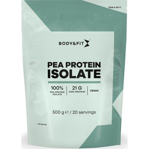 Body & Fit Pea Protein Isolate - Plantaardig Eiwitpoeder - Vegan Protein Poeder - Erwten Eiwit - 500 gram (20 Shakes)