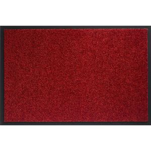 Deurmat schoonloopmat Twister 40 x 60 cm Rood