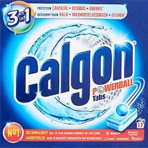 Calgon 3 in 1 Powerball Tabs - Wasmachine Reiniger - Beschermt tegen Kalk - 3 x 17 Tabs = 51 Tabs