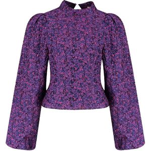 Harper & Yve Blouse Floor Ls Dw24p600 923 Multi Violet Dames Maat - L