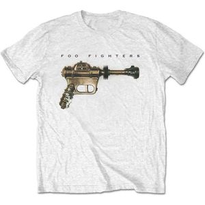 Foo Fighters - Ray Gun Heren T-shirt - S - Wit