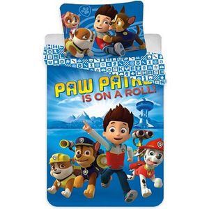 Paw Patrol dekbedovertrek Patrol is on a Roll! – 140 x 200 cm – 60 x 63 cm