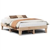 vidaXL - Bedframe - zonder - matras - massief - grenenhout - 140x200 - cm