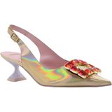 Ras Peep Toe / Peep Heel Gold 38