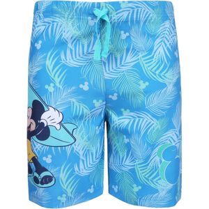 Blauwe Mickey-short voor jongens / 7 jaar 122 cm