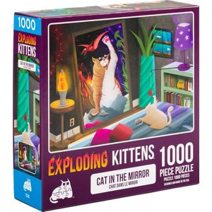 Cat Mirror - Puzzel - 1000 stukjes