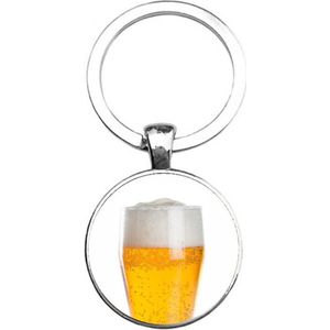 Sleutelhanger Glas - Bier