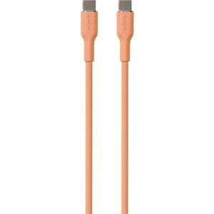 Puro USB-C zu USB-C Kabel 1,5m apricot