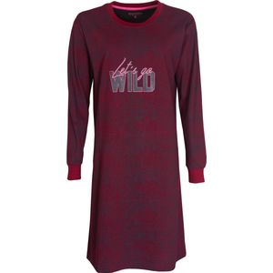 Irresistible Dames Nachthemd - Bordeaux Rood - Maat XXL