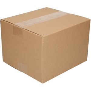 25x Vouwdoos 220 x 200 x 150 mm - B- golf (± 3,0 mm) Karton - Universele verzenddozen