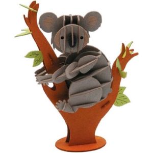 3D puzzel en bouwpakket koala beer van karton
