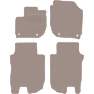 Beige velours vloermatten voor: Honda HR-V II crossover (2014-2018)