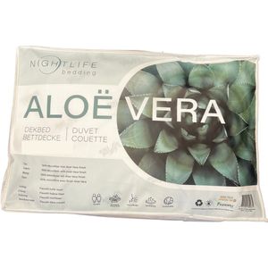 Aloë-Vera - ALL YEAR DEKBED - 140x200 cm - Anti Allergie - Wasbaar - Wit