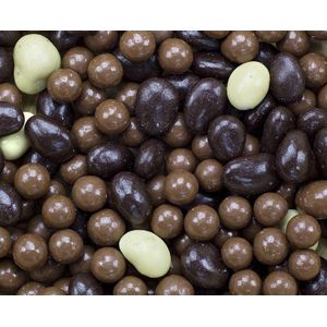 Chocolade mix met Amandelen, Hazelnoten en Cashewnoten 1 Kilogram - Biologische - Glutenvrije Chocolade - Chocolade mix